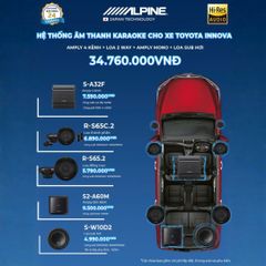 Độ loa ô tô Toyota Innova