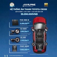 Độ loa ô tô Toyota Cross