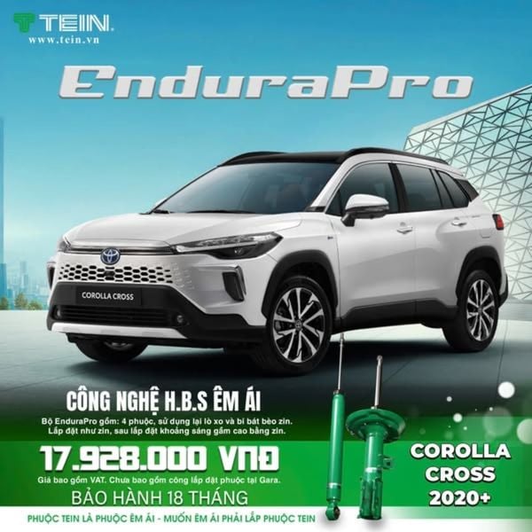 Giảm xóc ô tô Tein TOYOTA COROLLA CROSS (2020+)