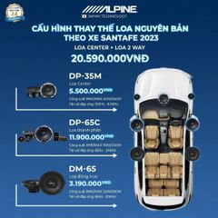 Độ loa ô tô Hyundai Santafe