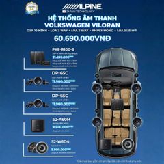 Độ loa ô tô Volkswagen Viloran