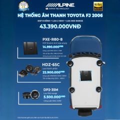 Độ loa ô tô Toyota FJ 2006