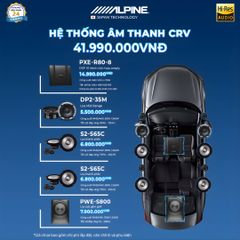 Độ loa ô tô Honda CR-V