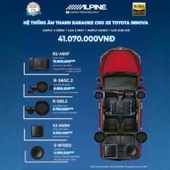 Độ loa ô tô Toyota Innova
