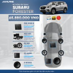 Độ loa ô tô Subaru Forester