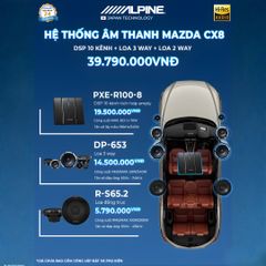 Độ loa ô tô  Mazda CX8