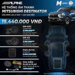Độ loa ô tô Mitsubishi Destinator