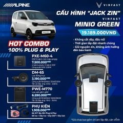 Độ loa ô tô Vinfast Minio Green