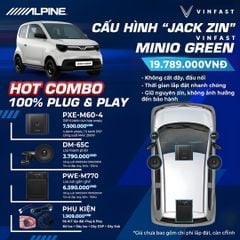 Độ loa ô tô Vinfast Minio Green