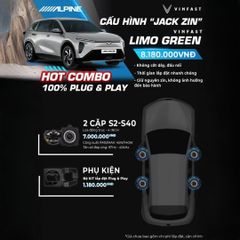 Độ loa ô tô  VinFast Limo Green