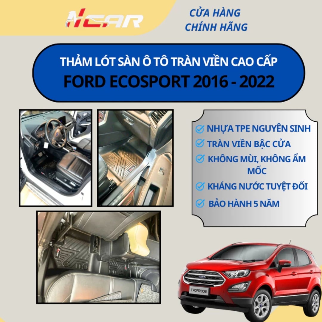 Thảm lót sàn ô tô Ncar FORD ECOSPORT