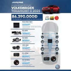 Độ loa ô tô Volkswagen Teramont X 2025