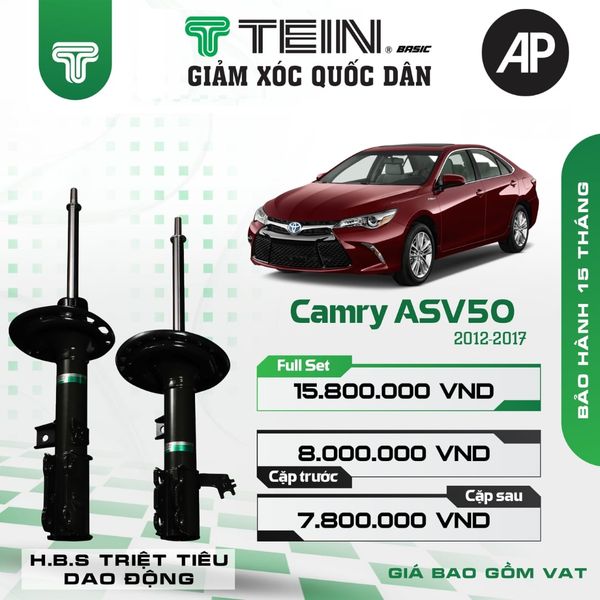 Giảm xóc ô tô Tein Basic TOYOTA CAMRY ASV50 (2012-2017)