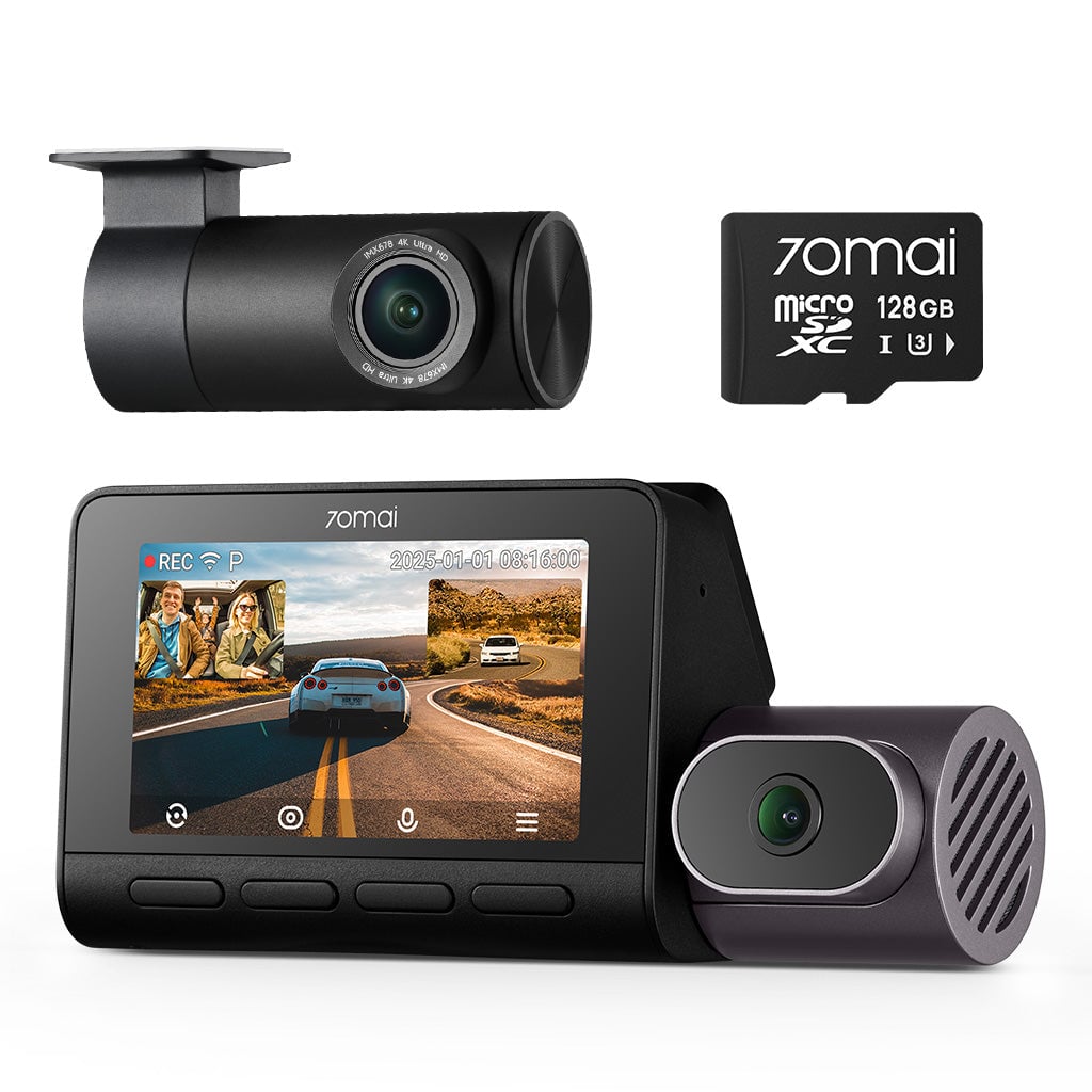 Camera hành trình 70mai T800 3 kênh với màn hình cảm ứng hiển thị picture-in-picture