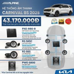 Độ loa ô tô Kia Carnival