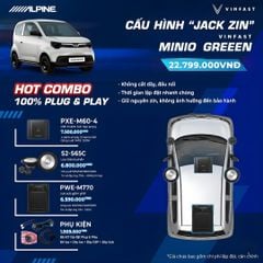 Độ loa ô tô Vinfast Minio Green