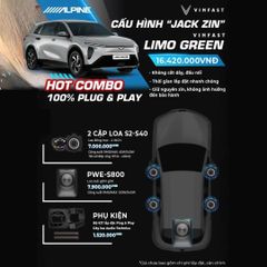 Độ loa ô tô  VinFast Limo Green