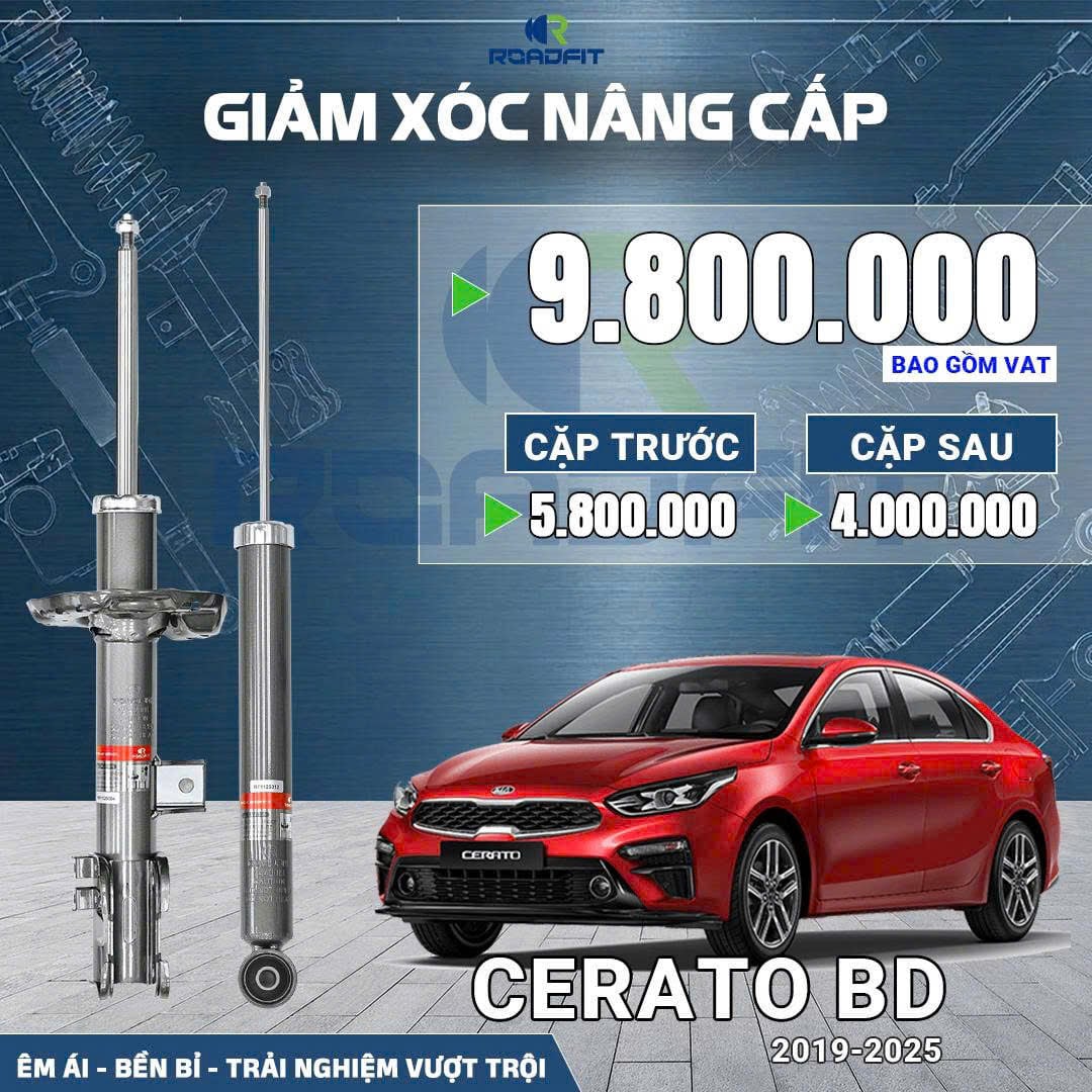 Giảm xóc ô tô Roadfit Cerato BD 2019-2025