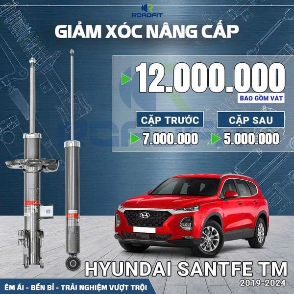 Giảm xóc ô tô Roadfit Hyundai Santfe TM 2019-2024