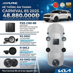 Độ loa ô tô Kia Carnival