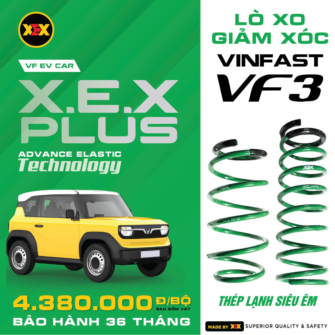 Lò Xo Giảm Xóc X.E.X Plus VinFast VF3
