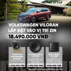 Độ loa ô tô Volkswagen Viloran