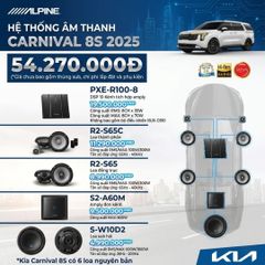 Độ loa ô tô Kia Carnival