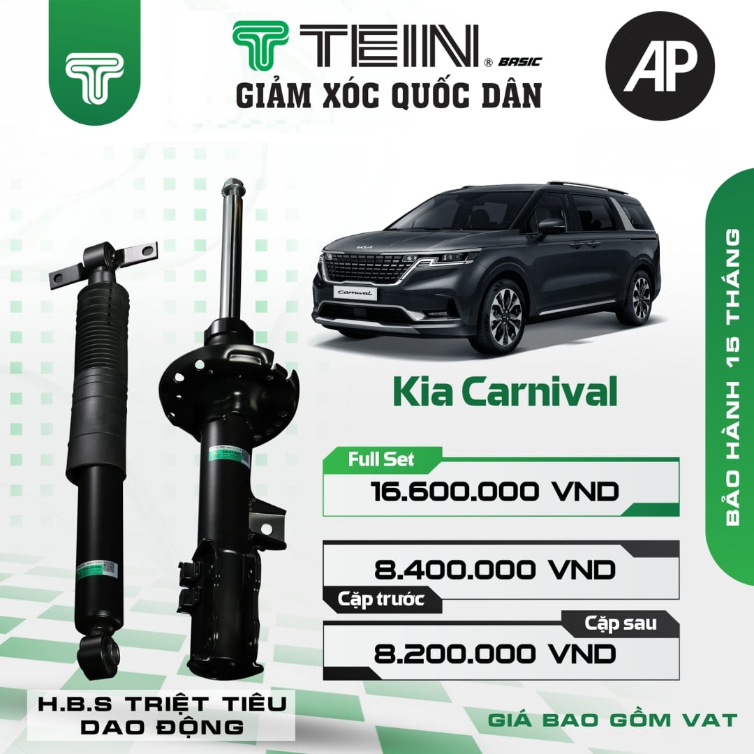 Giảm xóc ô tô Tein Basic KIA CARNIVAL (2022+)