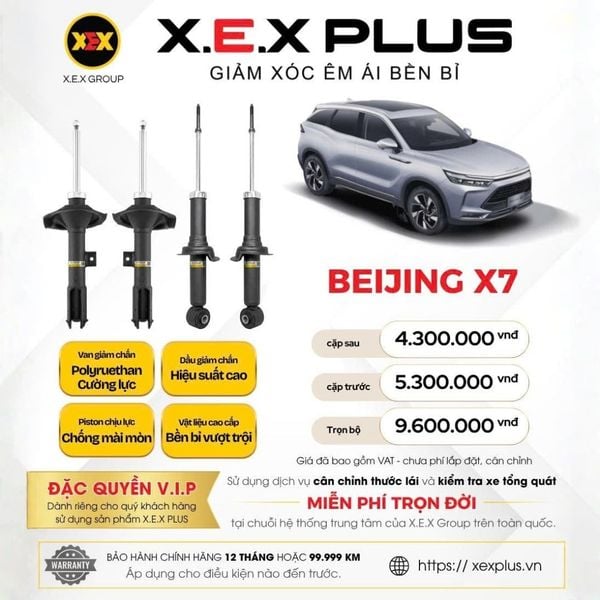 Giảm xóc ô tô XEX Plus Beijing X7