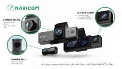Camera Hành Trình Ô Tô Navicom T4K 3 Kênh 4K