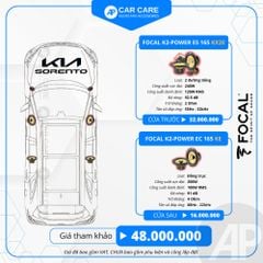 Độ loa ô tô KIA Sorento (6 loa - 12 loa)