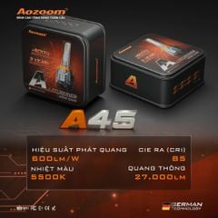 Bóng LED Aozoom A45 45W – Đèn Tăng Sáng Ô Tô
