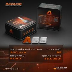 Bóng LED Aozoom A65 65W – Đèn Tăng Sáng Ô Tô