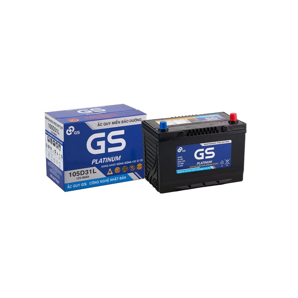 Ắc Quy Ô Tô GS 105D31L 90Ah
