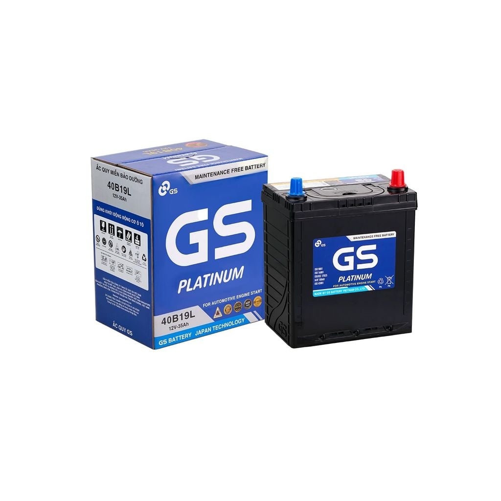 Ắc Quy Ô Tô GS 40B19L 35Ah