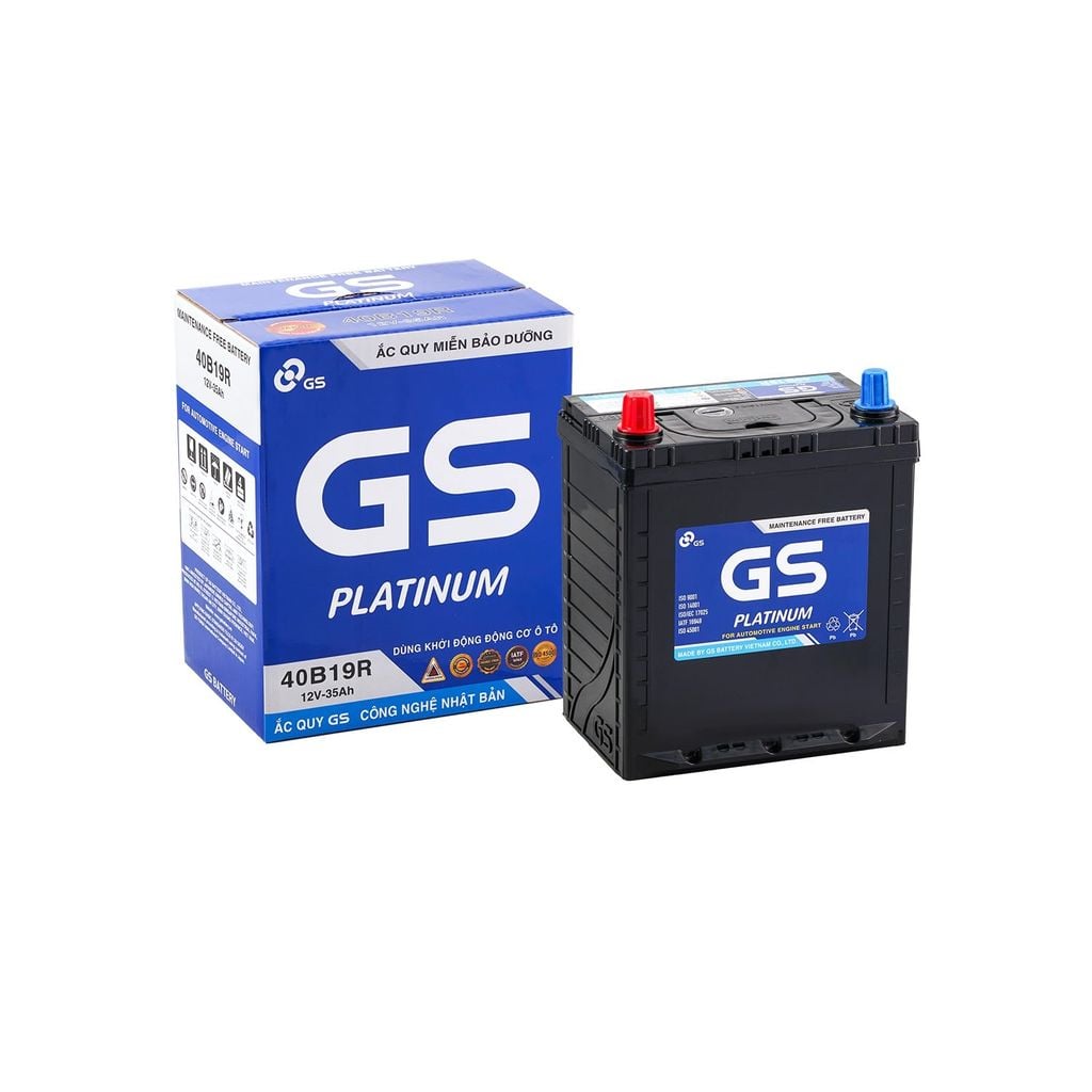 Ắc Quy Ô Tô GS 40B19R 35Ah