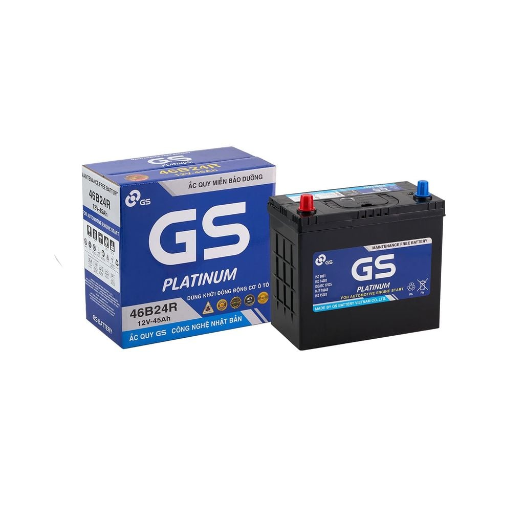 Ắc Quy Ô Tô GS 46B24R 45Ah