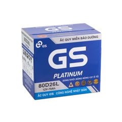 Ắc Quy Ô Tô GS 80D26L 70Ah