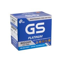 Ắc Quy Ô Tô GS 80D26R 70Ah