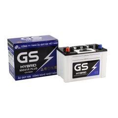 Ắc Quy Ô Tô GS Hybrid 95D31R 80Ah