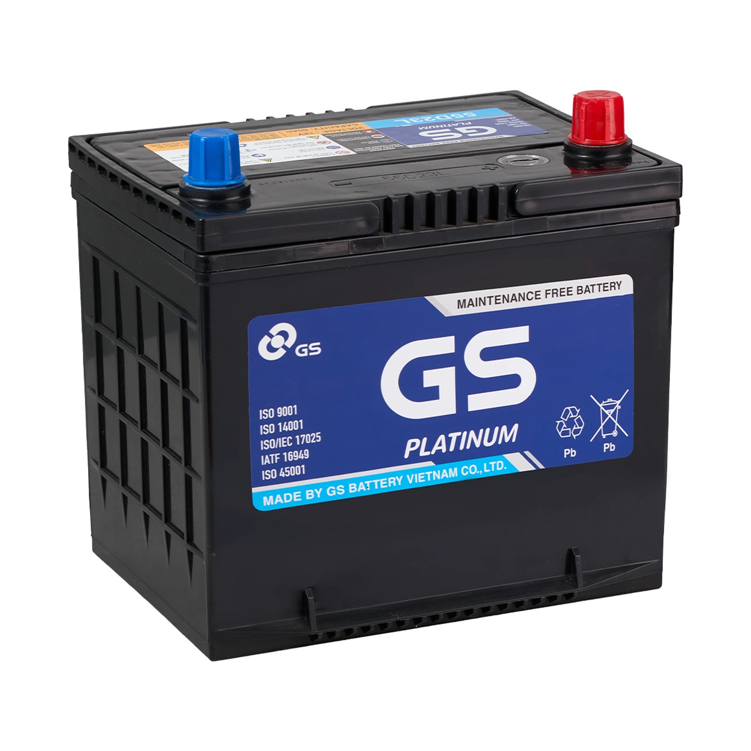 Ắc Quy Ô Tô GS 55D23L 60Ah