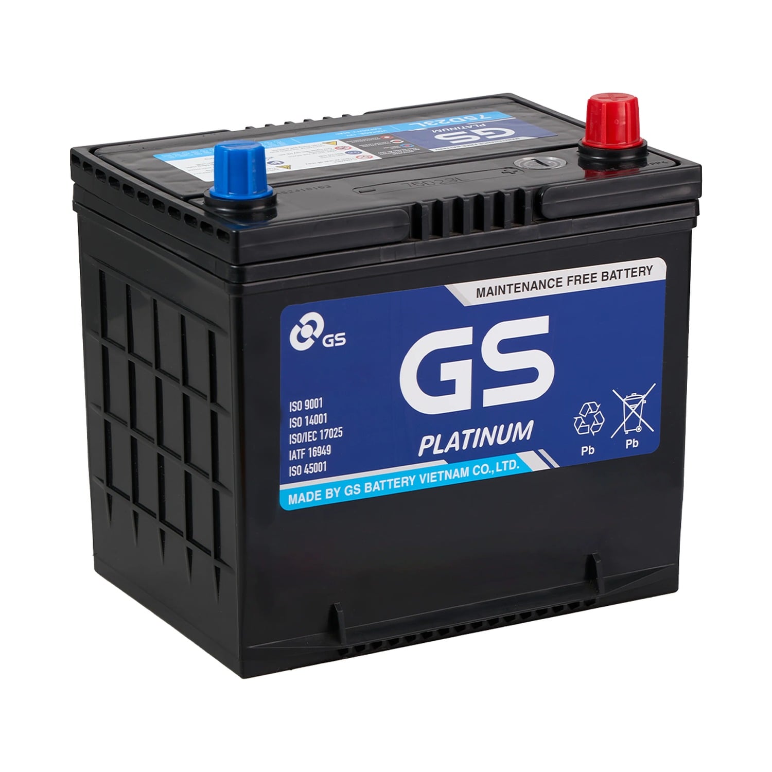 Ắc Quy Ô Tô GS 75D23L 65Ah