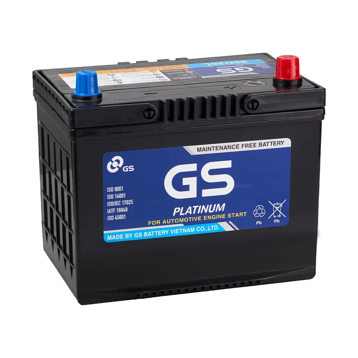 Ắc Quy Ô Tô GS 85D26L 75Ah