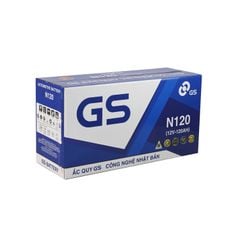 Ắc Quy Ô Tô GS N120 120Ah (Bình Nước)