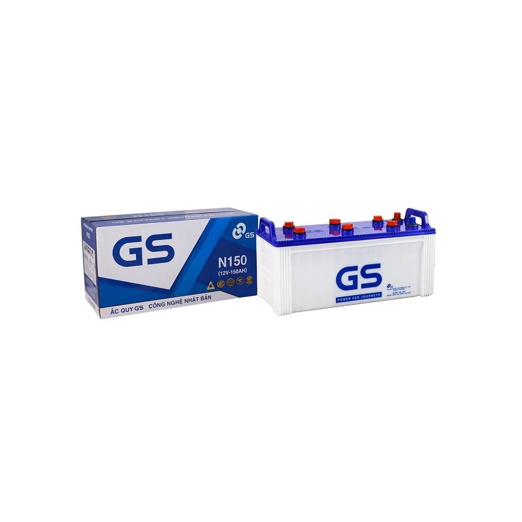 Ắc Quy Ô Tô GS N150 150Ah (Bình Nước)
