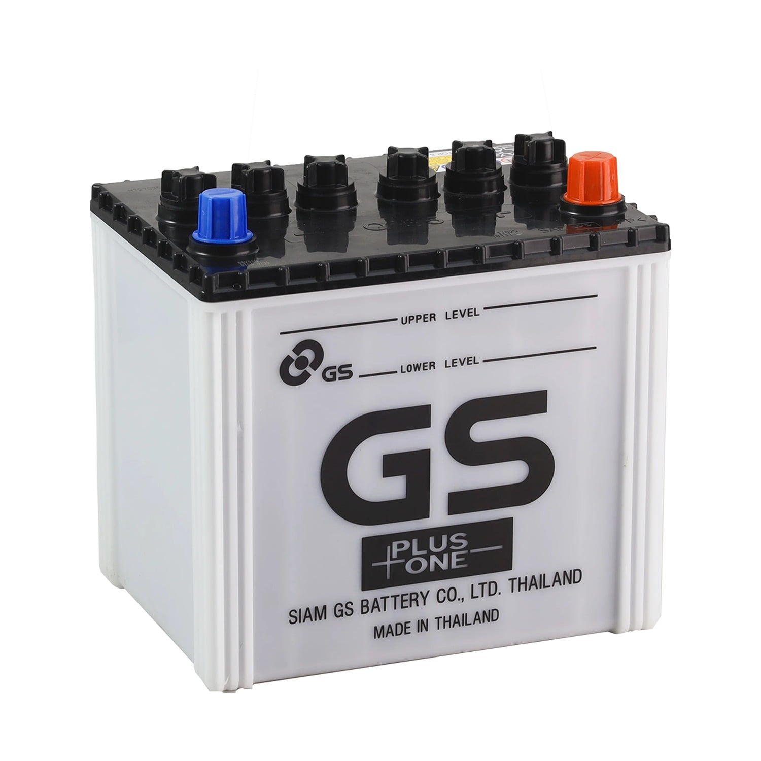 Ắc quy GS Q85 12V 65Ah dòng Plus One vỏ trắng cho xe Start-Stop