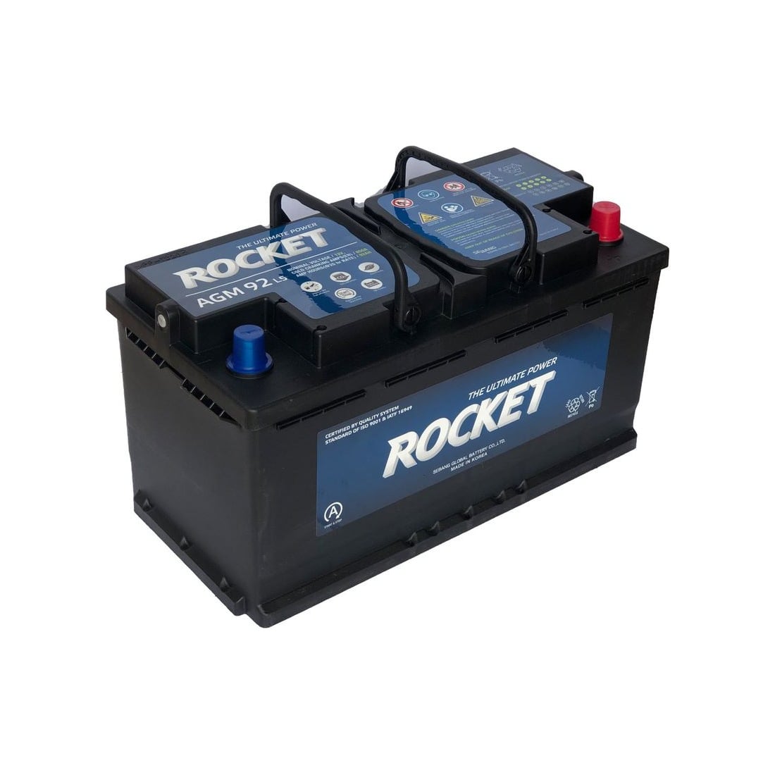 Ắc quy Rocket AGM 92 L5 12V 92Ah 850A