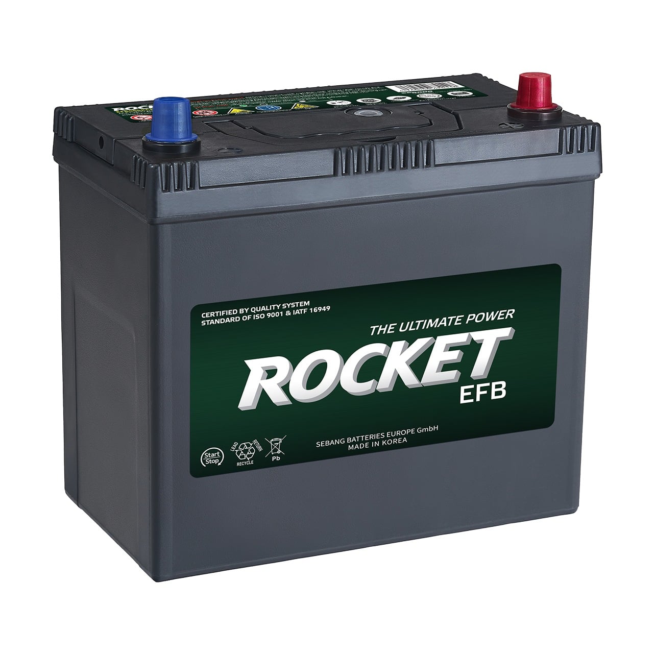 Ắc quy Rocket EFB N55 12V 55Ah 460A