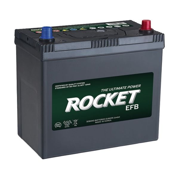 Ắc Quy Ô Tô Rocket EFB N55 55Ah