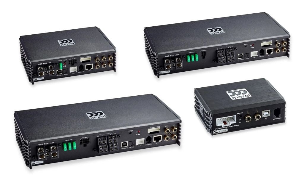 Amply Tích Hợp DSP Ô Tô Morel MDSP10/8A 8 Kênh